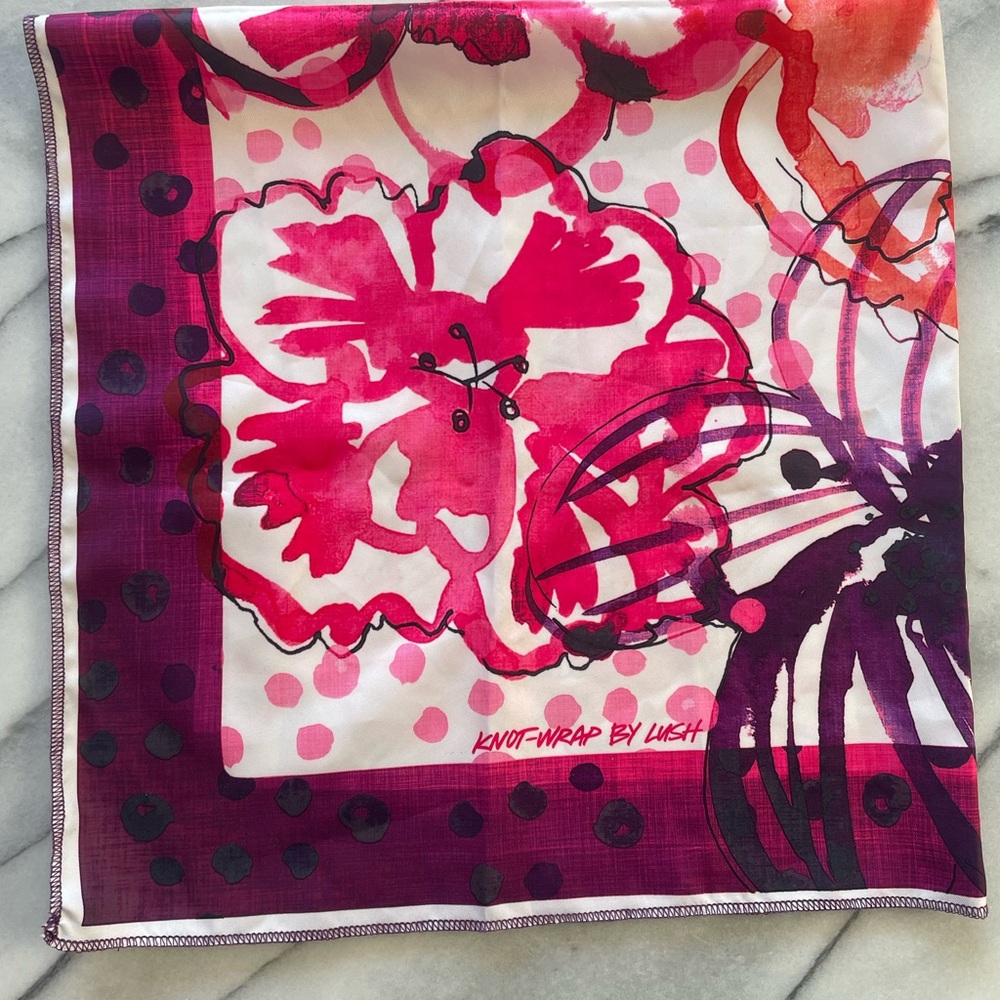 Knot-Wraps by LUSH, set of 3, Fireworks/Floral/Polka Dot & Stripes